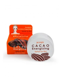 Petitfee Cacao Energizing Hydrogel Eye Mask, 60 Pieces