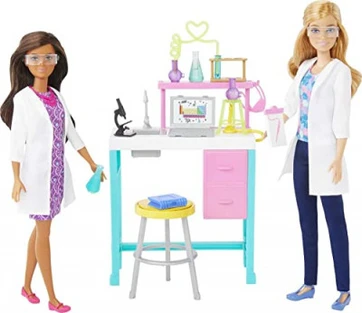 Barbie Barbie Science Lab Playset With 2 Dolls