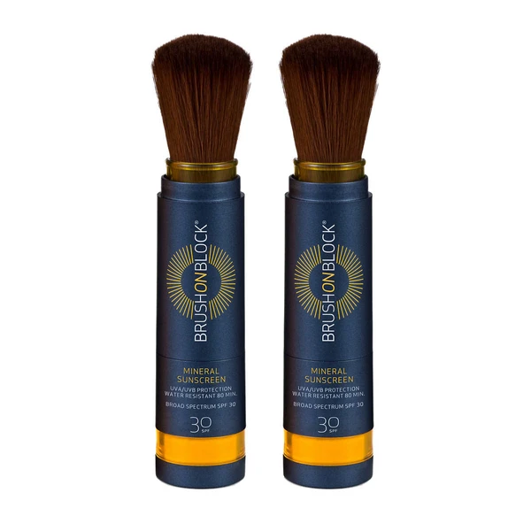 Brush On Block Spf 30 Mineral Powder Sunscreen, Pack Of 2