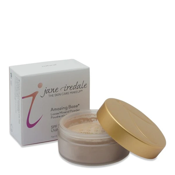 Jane Iredale Amazing Base SPF 20 Loose Mineral Foundation-Natural, 10.5 g.