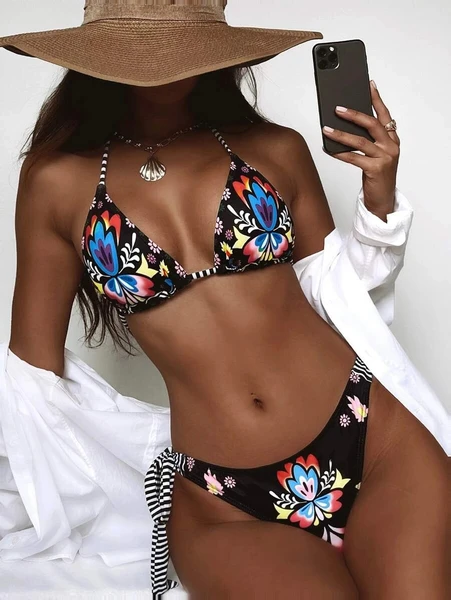 Shein Tie Side Bikini Swimsuit