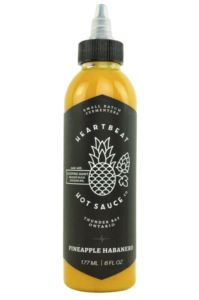 Heartbeat Hot Sauce Pineapple Habanero Hot Sauce 177 ml