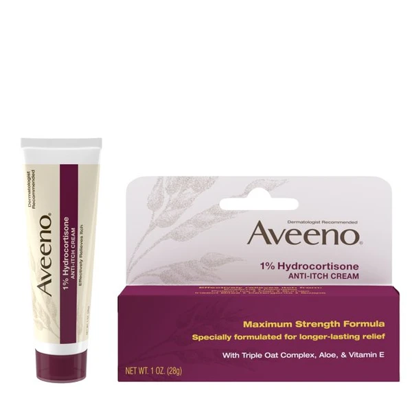 Aveeno Maximum Strength 1% Hydrocortisone Anti-Itch Cream