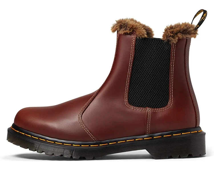 Dr. Martens 2976 Leonore Faux Fur Lined Chelsea Boots