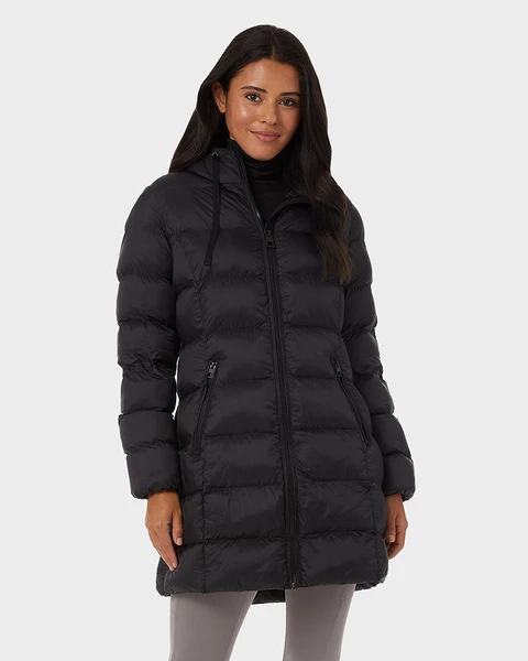 32 Degrees Women's Recycled Poly-fill 3/4 Coat