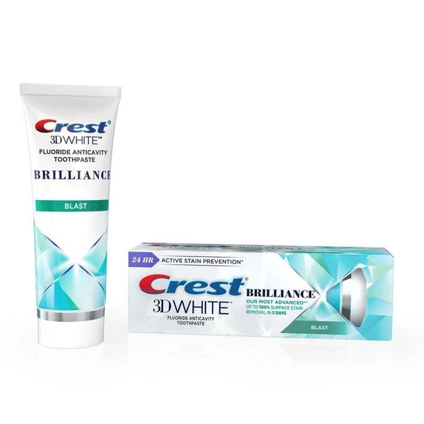 Crest 3D White Brilliance Blast Whitening Toothpaste Energizing Mint  - 110 g ( 3.9 oz)