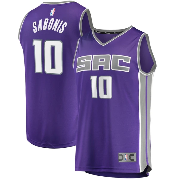 Fanatics Domantas Sabonis NBA Sacramento Kings Fanatics Branded 2021/22 Fast Break Replica Player Jersey Purple - Icon Edition