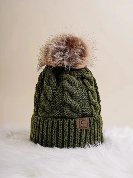 Shein Pom Pom Decor Beanie