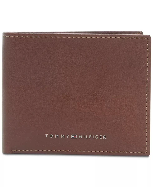 Tommy Hilfiger Men's Walt Leather Rfid Bifold Wallet