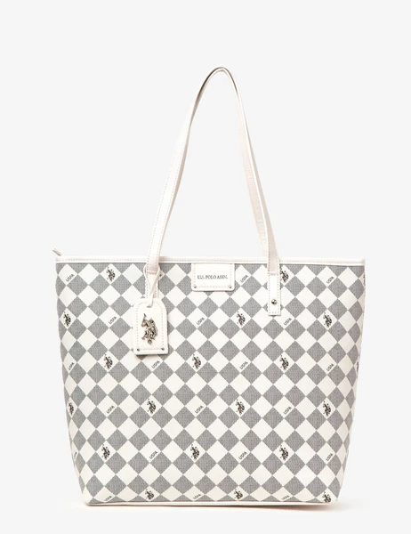 U.S. Polo Assn. Diamond Signature Tote Bag