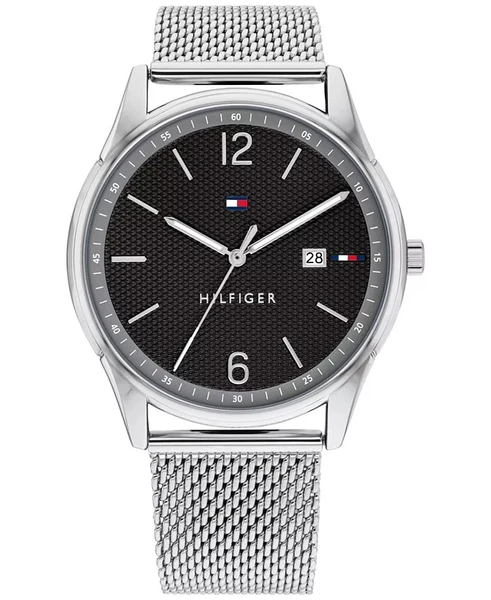 Tommy Hilfiger Men's Stainless Steel Mesh Bracelet Watch 42Mm