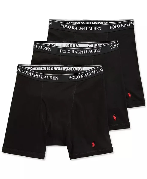 Polo Ralph Lauren Men's 3-Pk. Classic Cotton Boxer Briefs