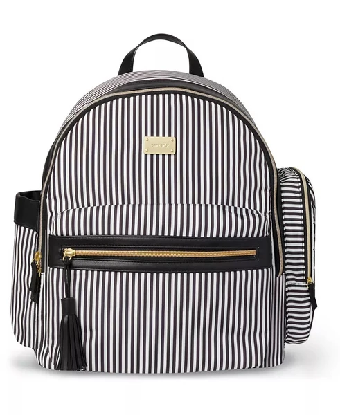 Carter's Handle It All Striped Backpack Diaper Bag