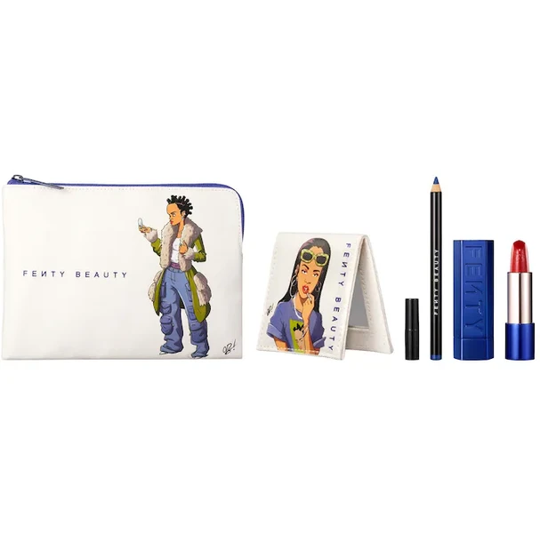 Fenty Beauty By Rihanna The Navy Collection: 5-Piece Lip, Eye + Accessories Set