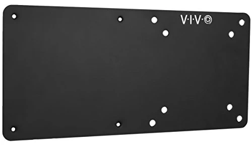VIVO Steel Arm Bracket Holder For Intel Nuc Back Of Monitor Vesa Metal Plate Mount Extension Black Mount-Vesa01