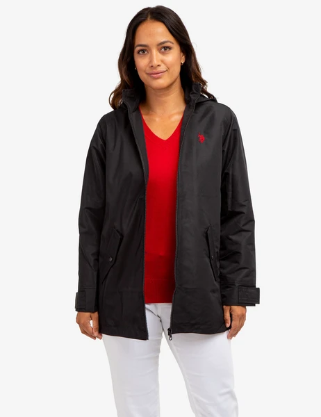 U.S. Polo Assn. Zip Front Raincoat