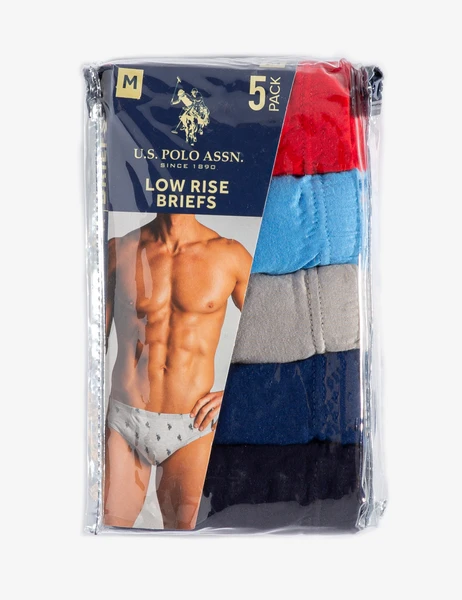 U.S. Polo Assn. 5Pk Lowrise Briefs