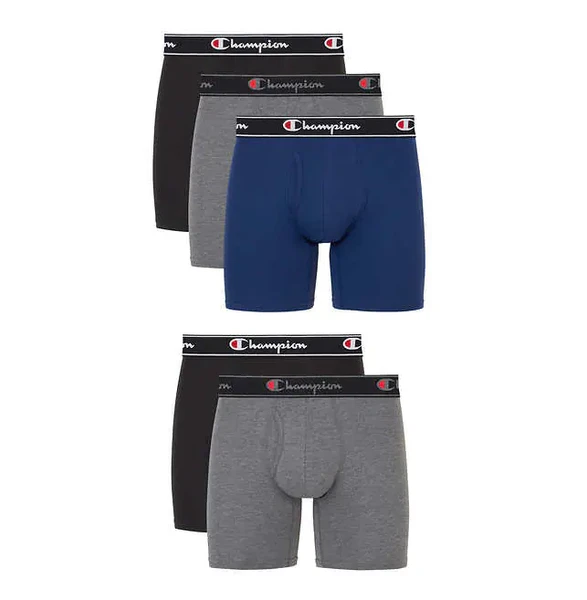 Champion Men's Boxer Brief, 5-pack