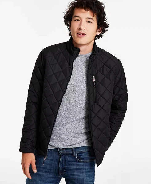 Hawke & Co. Men's Diamond Quilted Jacket