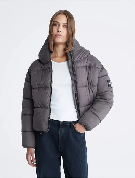 Calvin Klein Boxy Hooded Puffer Jacket Eestis