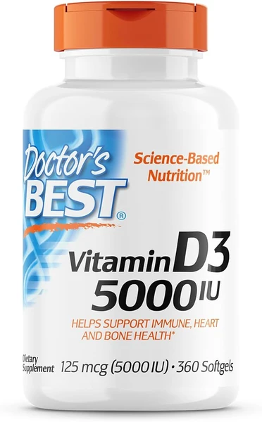 Doctor's Best Doctor's Best Vitamin D3, 360 Count (pack Of 1)