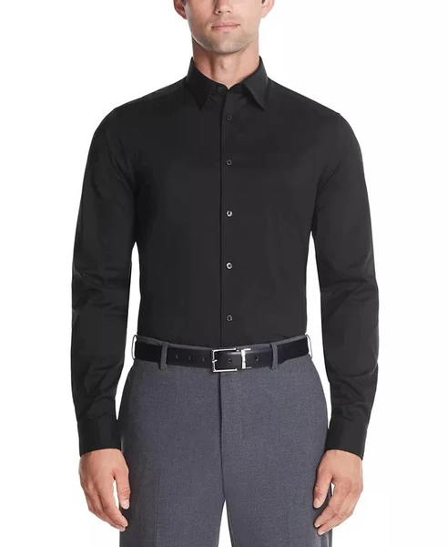 Calvin Klein Men's Slim-Fit Stretch Flex Collar Dress Shirt, Online Exclusive Created For Macy's