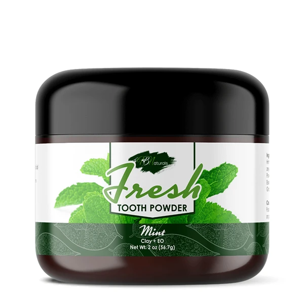 HBNaturals Fresh Tooth Powder (2 Ounces)